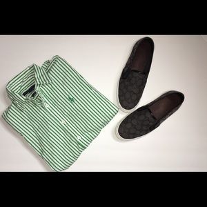 Women’s Slim Fit Polo Button Down